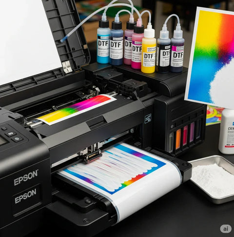 How To Make DTF Transfers With Inkjet Printer