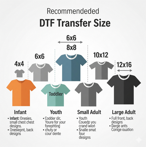 DTF Sizes For Shirts