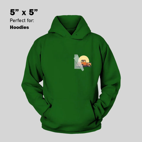 DTF Transfer For Hoodies by Ohio Transfer