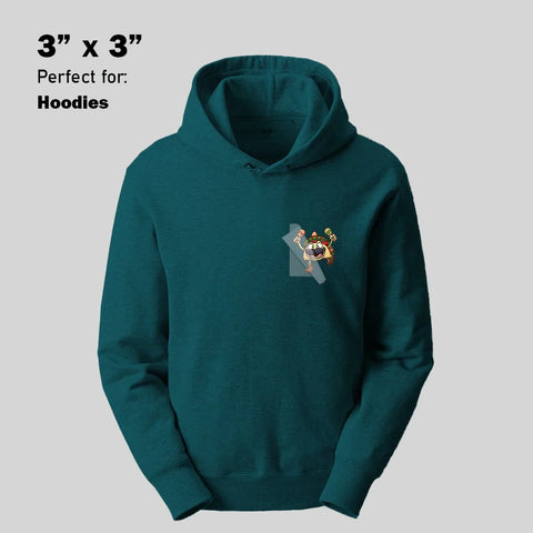 DTF Transfer For Hoodies by Ohio Transfer