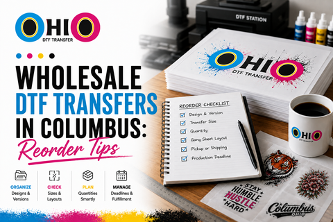 Wholesale DTF Transfers in Columbus: Reorder Tips
