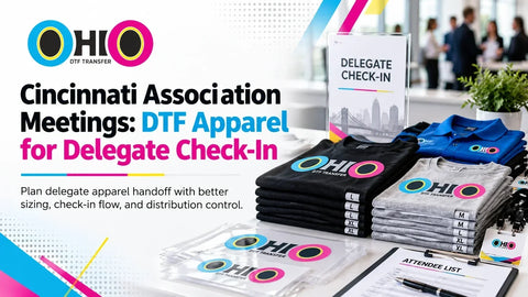 Cincinnati Association Meetings: DTF Apparel for Delegate Check-In