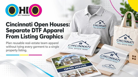 Cincinnati Open Houses: Separate DTF Apparel From Listing Graphics