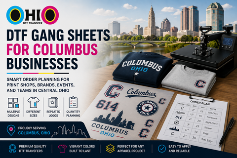 DTF Gang Sheets for Columbus Businesses: An Order Planning Guide