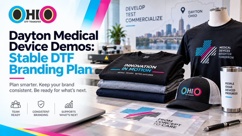 Dayton Medical Device Demos: Stable DTF Branding Plan