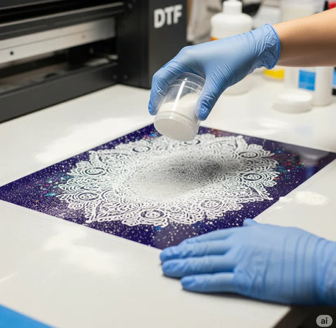 How To Use DTF Powder
