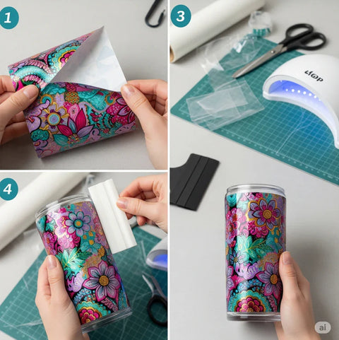 How To Make Uv DTF Cup Wraps