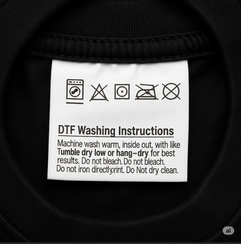 DTF Washing Instructions