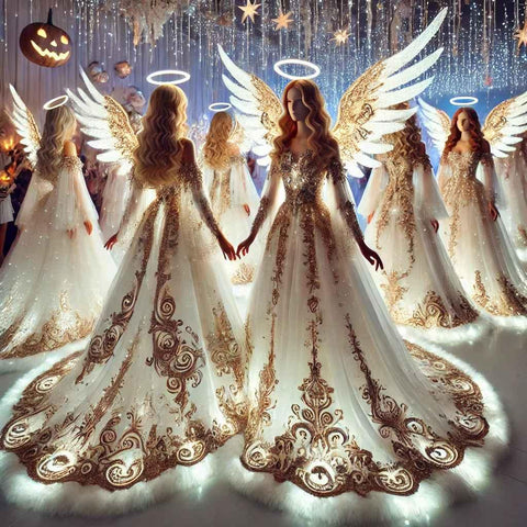 Heavenly Halloween: DTF Angel Costumes for a Divine Night
