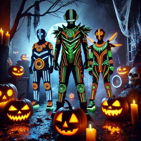 Outshine the Competition: Glow-in-the-Dark DTF Halloween Costumes