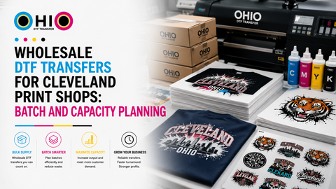 Wholesale DTF Transfers for Cleveland Print Shops: Batch and Capacity Planning