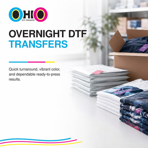 Overnight DTF Transfers