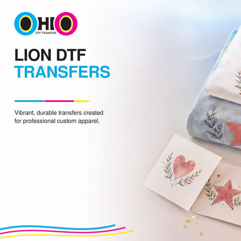 Lion DTF Transfers