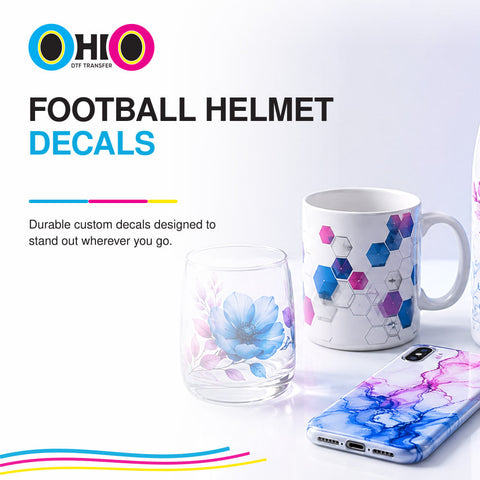 Football Helmet Decals