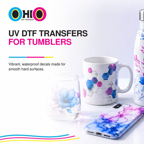UV DTF Transfers for Tumblers