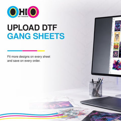 Upload DTF Gang Sheets
