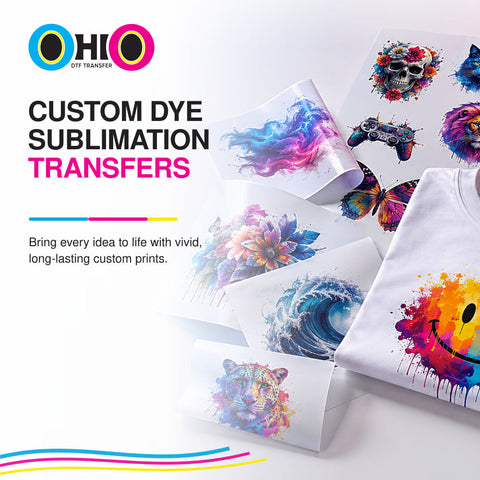 Custom Dye Sublimation Transfers