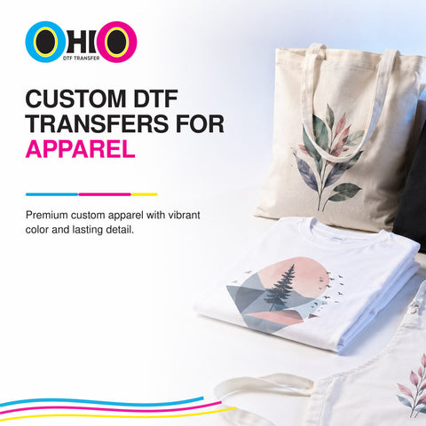 Custom DTF Transfers for Apparel