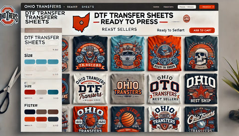 DTF Transfer Sheets Ready to Press