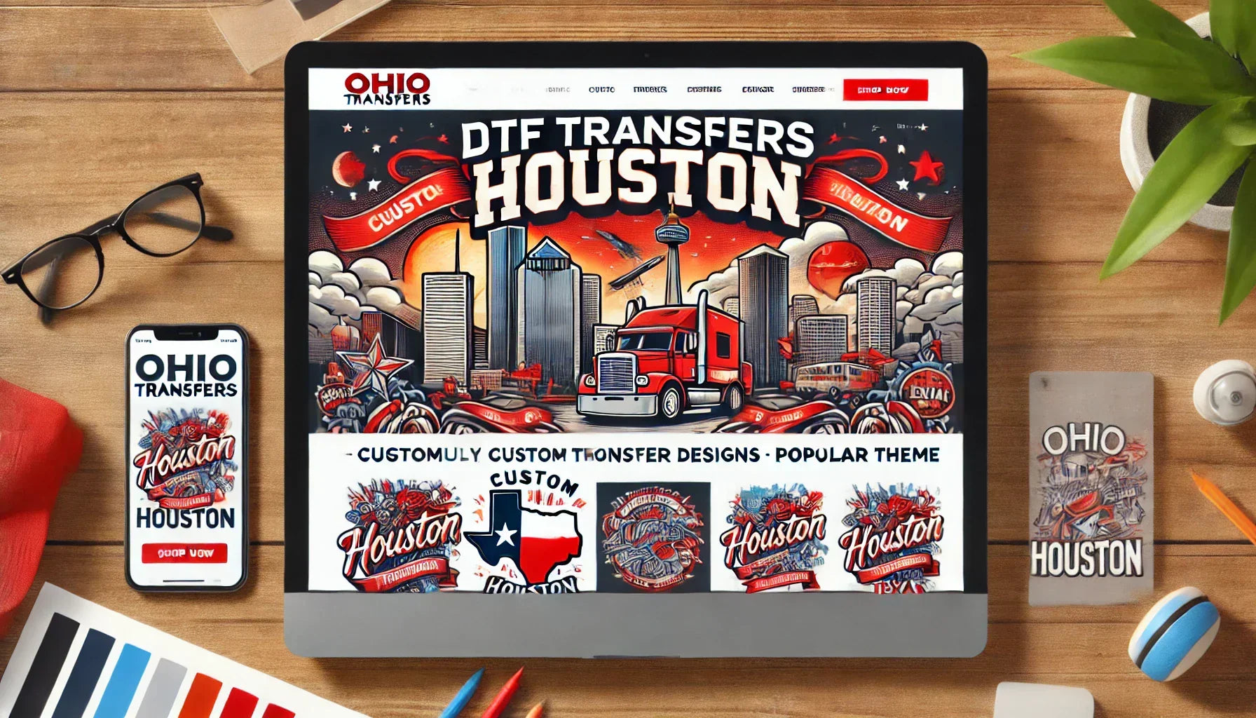 DTF Transfers Houston - Ready to Press & Durable Prints