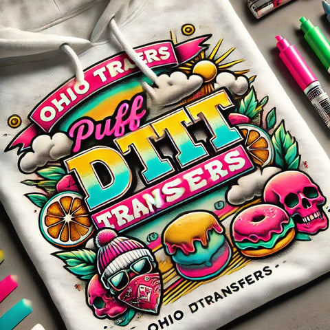Puff DTF Transfers
