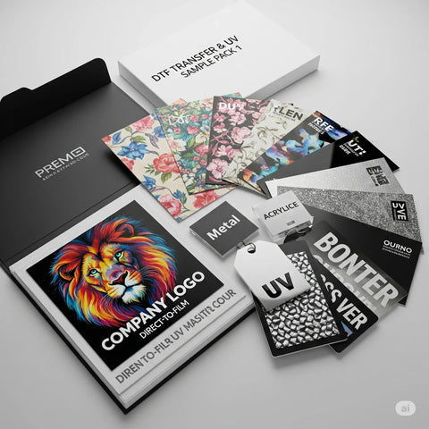 Premium DTF Transfer & UV Sample Pack 1