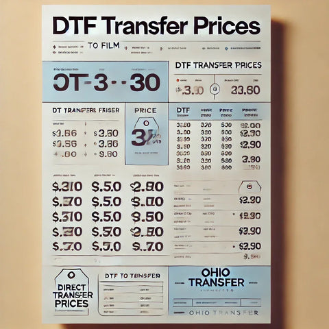 DTF TRANSFER PRİCES