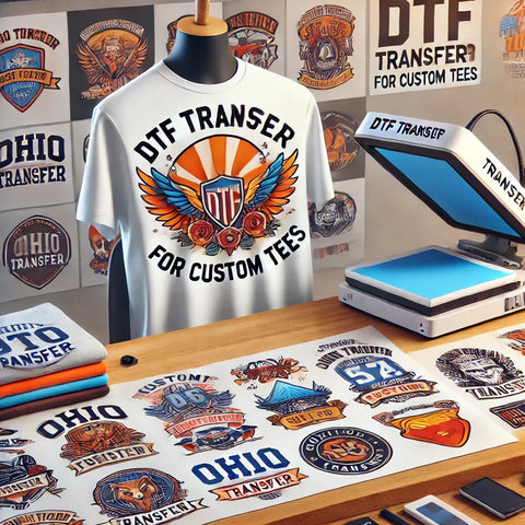 DTF Transfer for Custom Tees