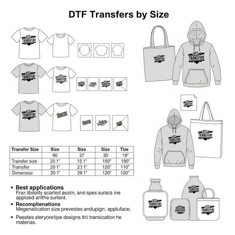 DTF Transfers By Size