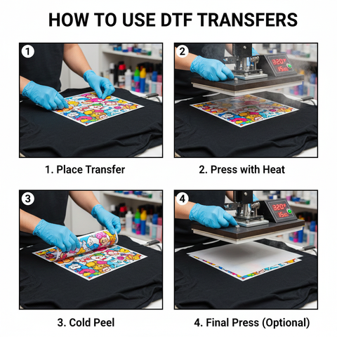 How To Use DTF Transfers