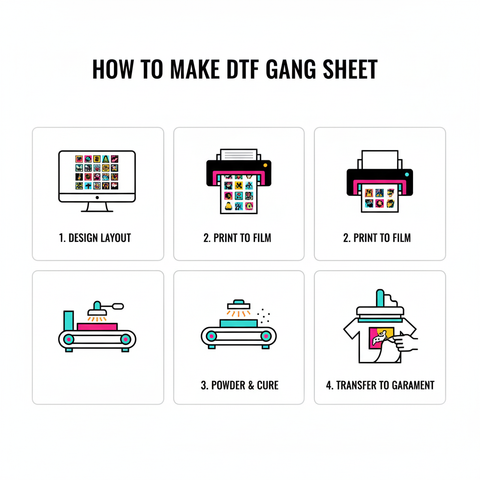 How To Make DTF Gang Sheet