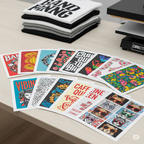 DTF Transfer Sheets Ready To Press