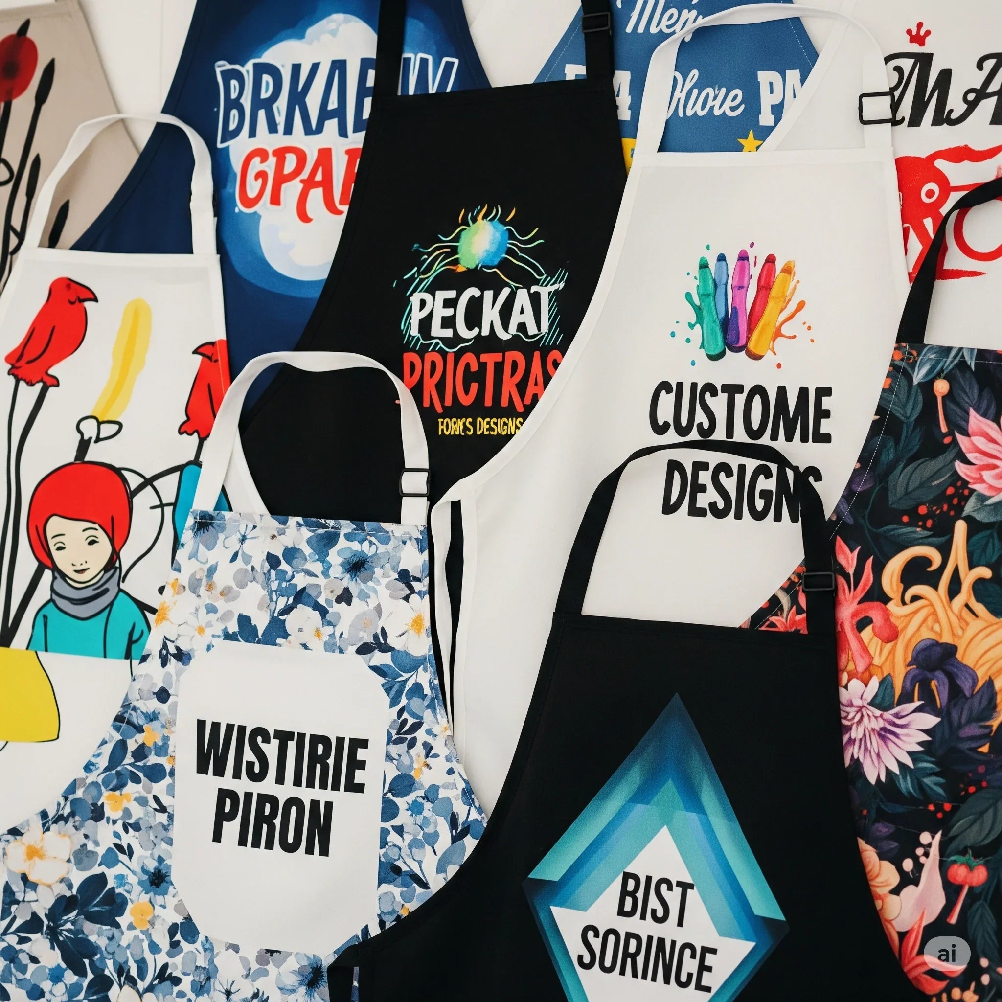 Custom Printing Aprons | Personalized Gifts & Work