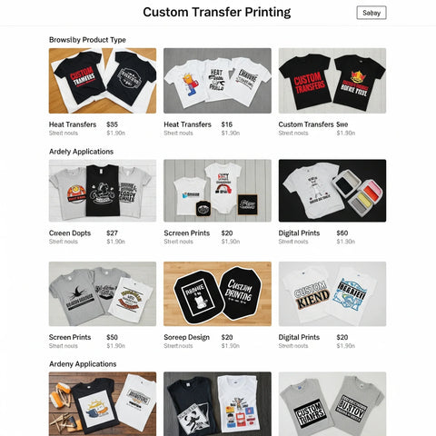 Custom Transfer Printing